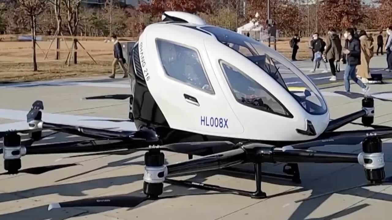 vehiculo taxi drone seoul